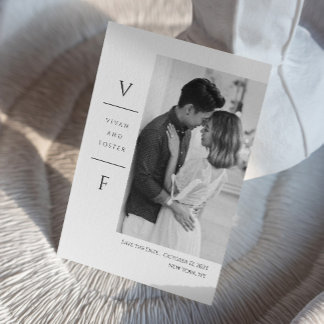 Wedding save the card invitation I Elegant wedding