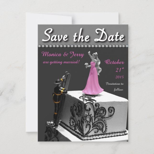 Wedding Save The Date Announcement (Front)