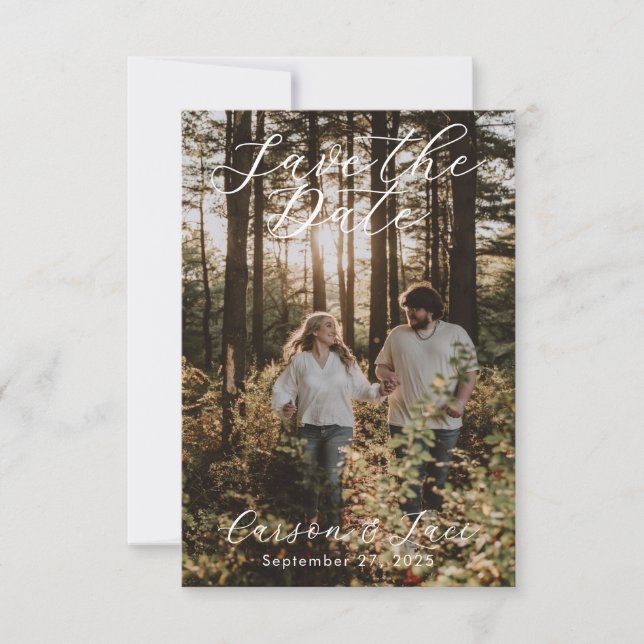 Wedding Save The Date Announcement (Front)