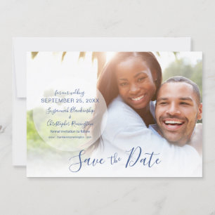 Wedding Save The Date Announcement Custom Photo
