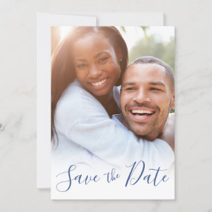 Wedding Save The Date Announcement Custom Photo