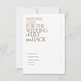 Wedding Save the Date Card with Photo RSVP