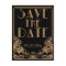 Wedding Save the Date in an Art Deco Gatsby Style