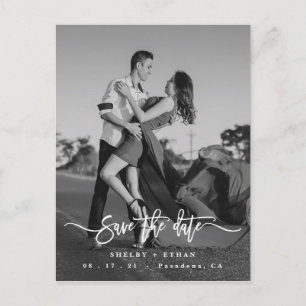 Wedding Save The Date Invitation, Save The Date Postcard
