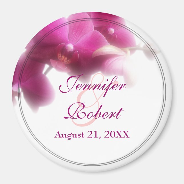 Wedding Save the Date Magnet (Front)