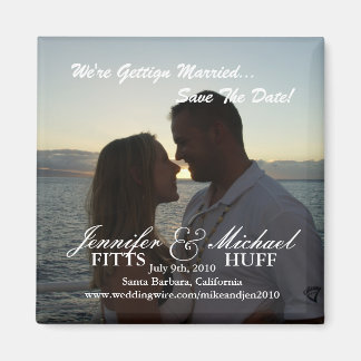 Wedding Save the Date Magnet