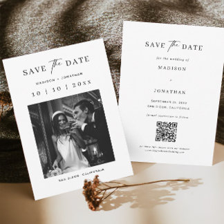 Wedding Save The Date Photo  Invitation