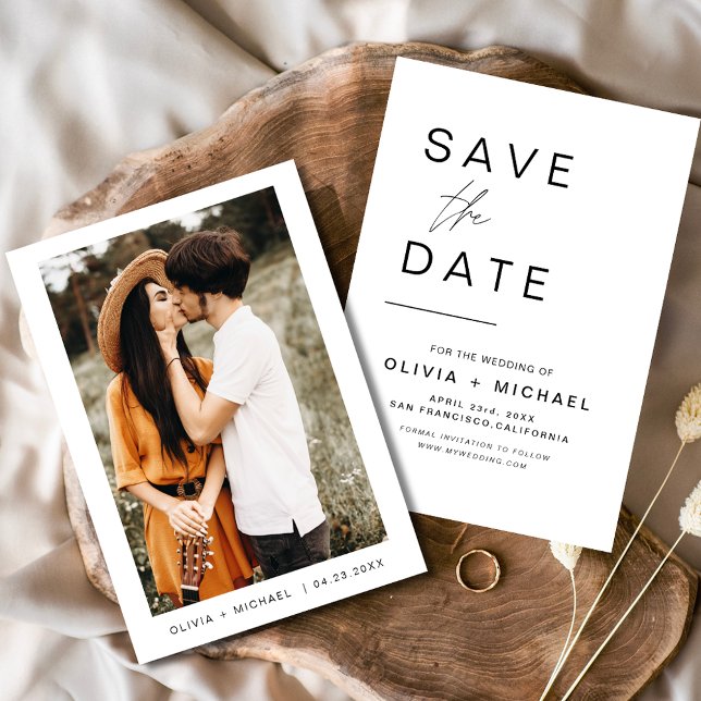 Wedding Save the Date Photo Minimalist (Creator Uploaded)