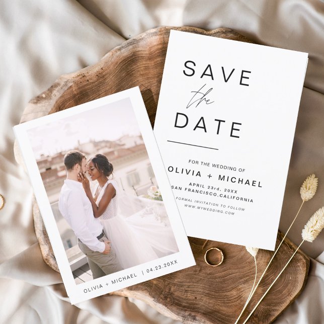 Wedding Save the Date Photo Minimalist (Creator Uploaded)