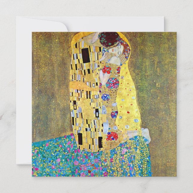 Wedding Save the Date! The Kiss by Gustav Klimt Save The Date (Front)