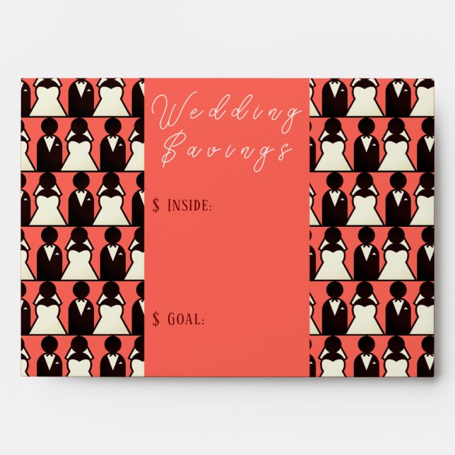 Wedding Savings Budget Envelopes (Front)