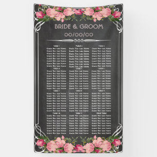 wedding seating chart banner