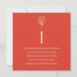 Wedding Seating Chart- Wildflower Elegance Invitation