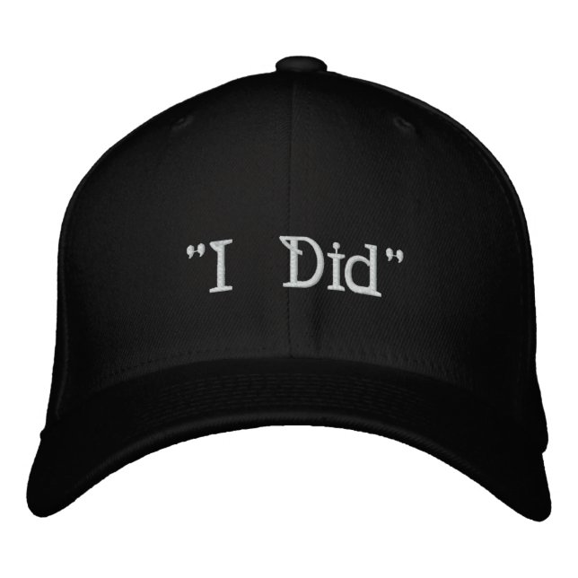 Wedding Sequence Caps - Start to Finish (Front)