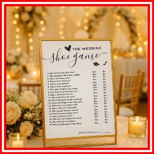 Wedding Shoe Game Bridal Shoe Game Couple Shower