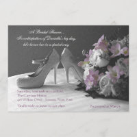 Wedding Shoes Bridal Shower Invitation