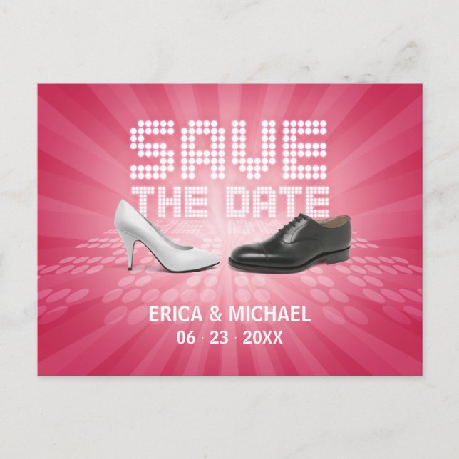 Wedding Shoes - Save the Date postcard (Front)