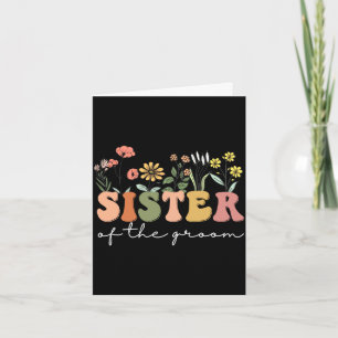 Wedding shower for sister from bride sister of the card