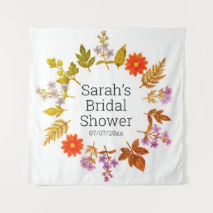 Wedding shower personalised tapestry