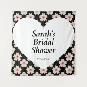 Wedding shower wall poster personalized tapestry
