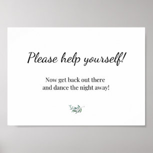 Wedding Sign - Bathroom Basket