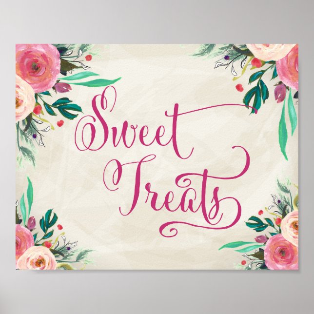 Wedding Sign - Desert Bar Sign (Front)