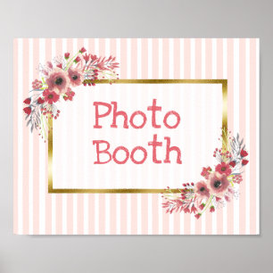 Wedding Sign Photo Booth Chalkboard Look