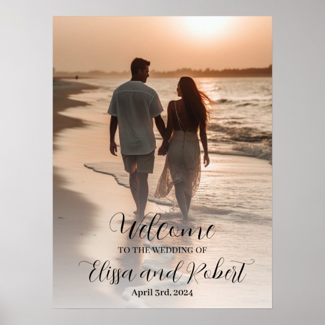 Wedding Sign Photo: Customise Your Perfect Wedding (Front)