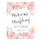 Wedding sign, welcome,  shower , poster, banner