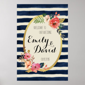 Wedding Sign, Welcome Wedding Sign, Wedding Poster