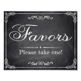 Wedding signs - chalkboard - Favours -