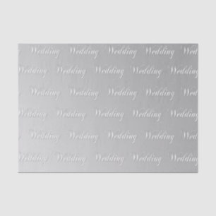 Wedding (silver) tissue paper