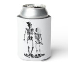 Wedding Skeleton Couple Vintage Image in Black