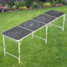 Wedding Smooth Dark Granite Stone Name & Initials