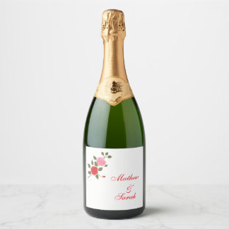 Wedding Sparkling Wine Label