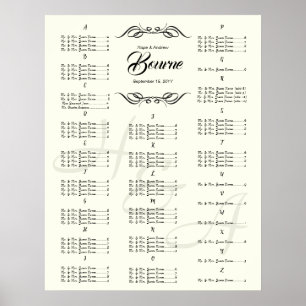 Wedding Special Event Guest Seating Chart