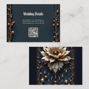 Wedding Spider – Guardian of the Moon Bloom. Enclosure Card