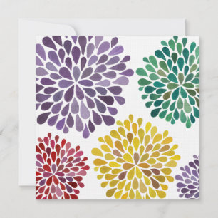 Wedding Spring Blossoms Custom Made Invitation