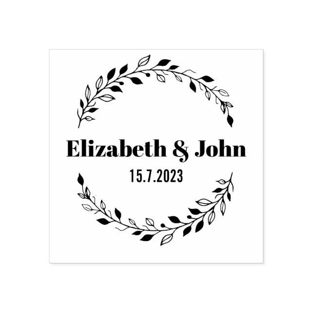 Wedding stamp, Custom Wedding Stamp, wedding Rubber Stamp (Imprint)