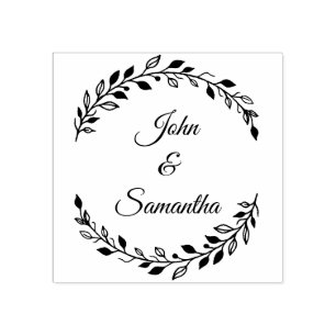 Wedding Stamp, Rubber Wedding Stamps, Custom Stamp