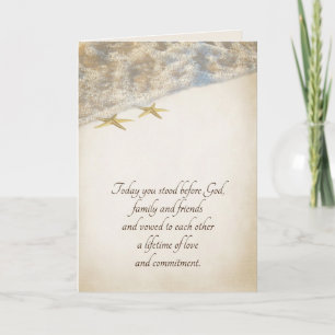 Wedding Starfish Card