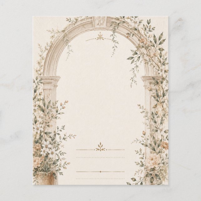 Wedding Stationery for Mediterranean Ceremonies Flyer (Front)