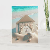 Wedding Stationery In Beach Sand