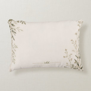 Wedding Stationery with Natural Botanical Charm Decorative Cushion