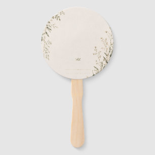 Wedding Stationery with Natural Botanical Charm Hand Fan