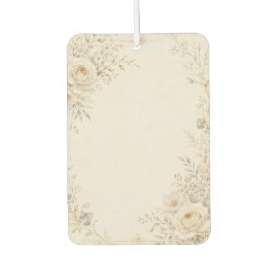 Wedding Stationery with Refined Neutral Details Car Air Freshener