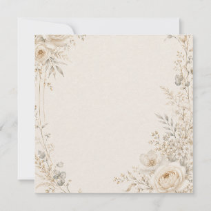 Wedding Stationery with Refined Neutral Details Holiday Card
