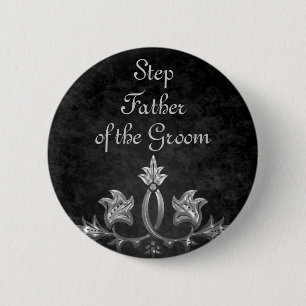 Wedding Step Father 6 Cm Round Badge