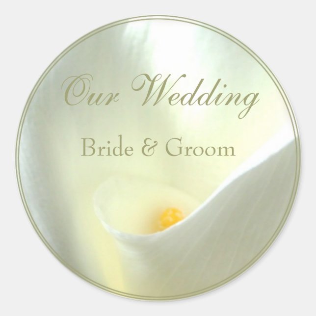 Wedding Sticker (Front)