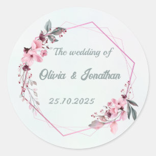 wedding sticker